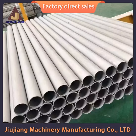 Indústria Construção Material de Construção Indústria Química Tubo de Aço Sem Costura TP304 TP304L Tp321 Tp316L S32205 Balaustrada Tubo Retangular de Aço Inoxidável