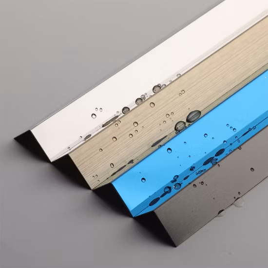 Decorative Stainless Steel U/L Shape Profile 304/316 Rose Gold Mirror Profile