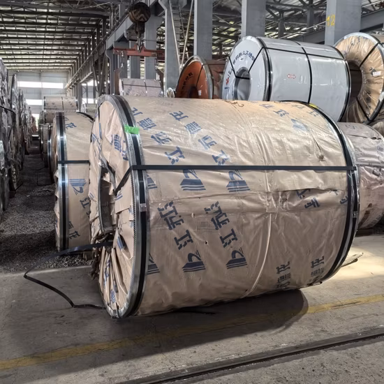 Atacado inoxidável com aço inoxidável 304 304L 316/Gi Galvalume/fornecedor de bobina galvanizada tira de aço